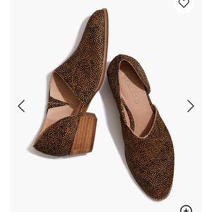 MADEWELL The Lucie Shoe in Spotted Calf Hair